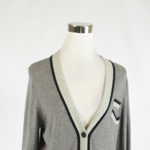 J. Crew gray cardigan sweater XL - Picture 2 of 8
